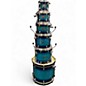 Used TAMA 6 Piece Superstar Classic Blue Burst Drum Kit