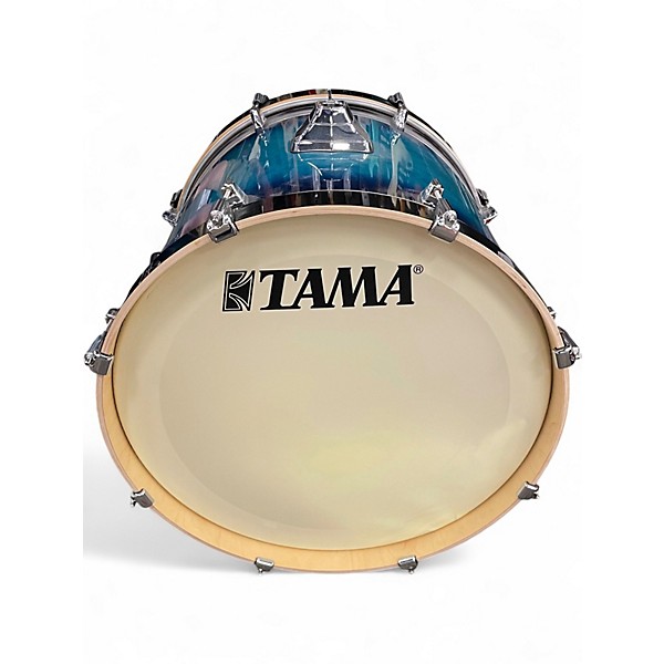 Used TAMA 6 Piece Superstar Classic Blue Burst Drum Kit