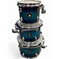 Used TAMA 6 Piece Superstar Classic Blue Burst Drum Kit