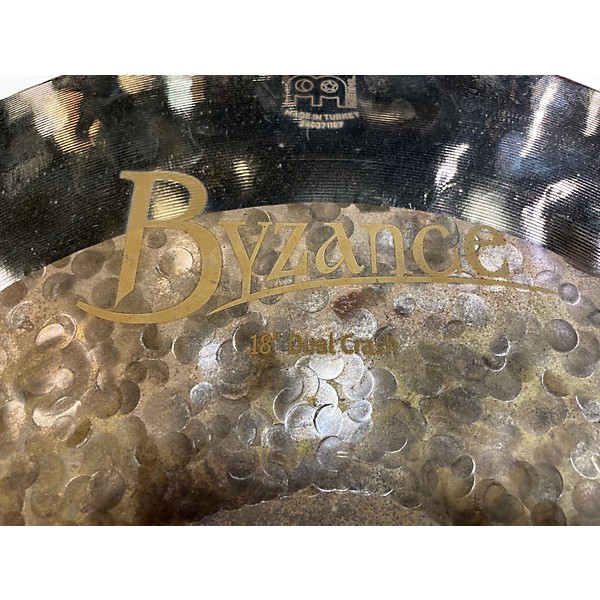 Used MEINL 18in BYZANCE DUAL CRASH Cymbal