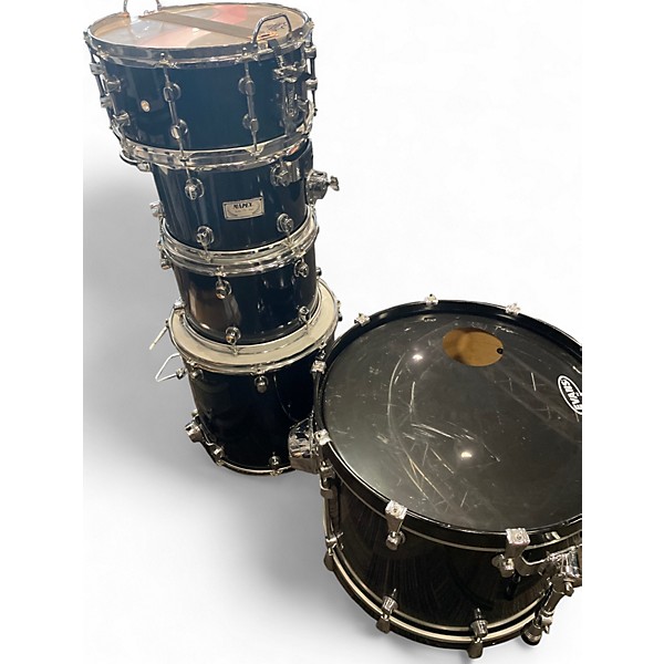 Used Mapex 5 Piece Saturn Pro Midnight Blue Drum Kit