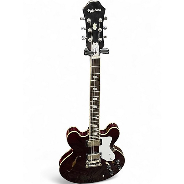 Used Epiphone Noel Gallagher Riviera Wine Red Hollow Body Electric Guitar