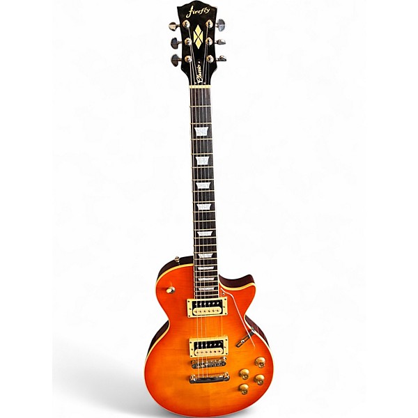 Used Firefly CLASSIC 2 Tone Sunburst Solid Body Electric Guitar