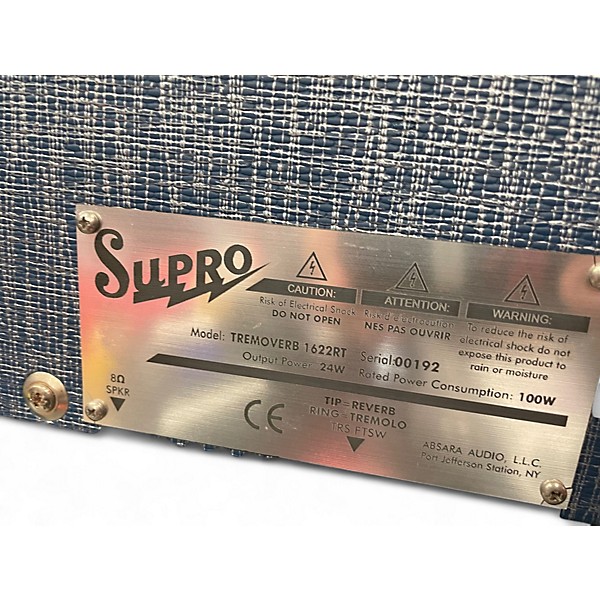 Used Supro TREMO-VEREB 1622RT Tube Guitar Combo Amp