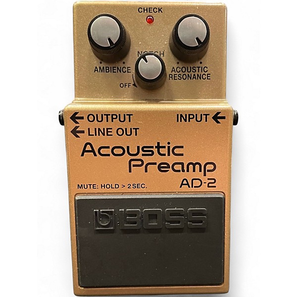 Used BOSS AD2 Acoustic Preamp Guitar Preamp