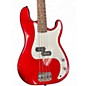 Used Squier Affinity Precision Bass Candy Apple Red Electric Bass Guitar