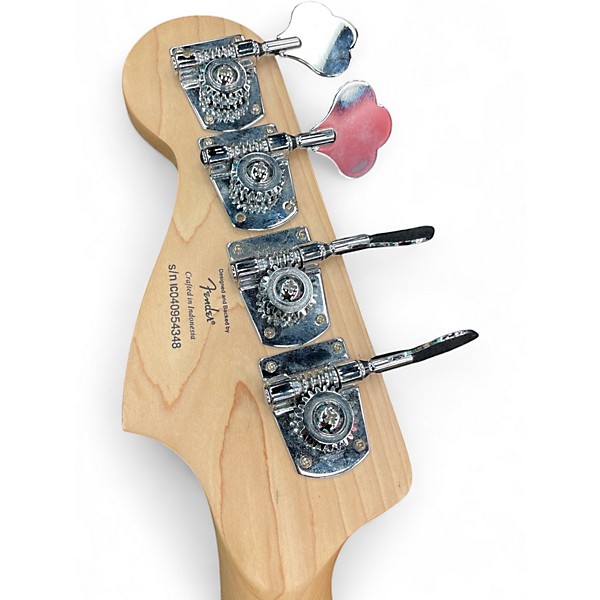 Used Squier Affinity Precision Bass Candy Apple Red Electric Bass Guitar