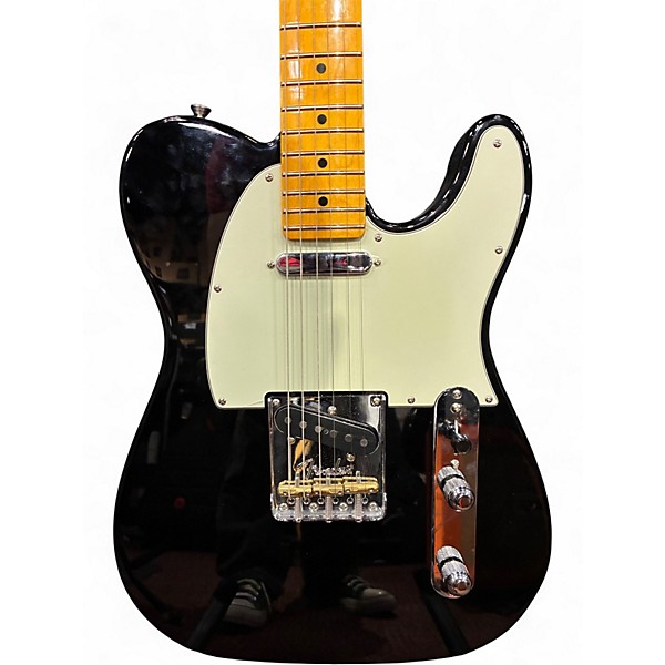 Used Fender American Professional II Telecaster Black Solid Body Electric Guitar