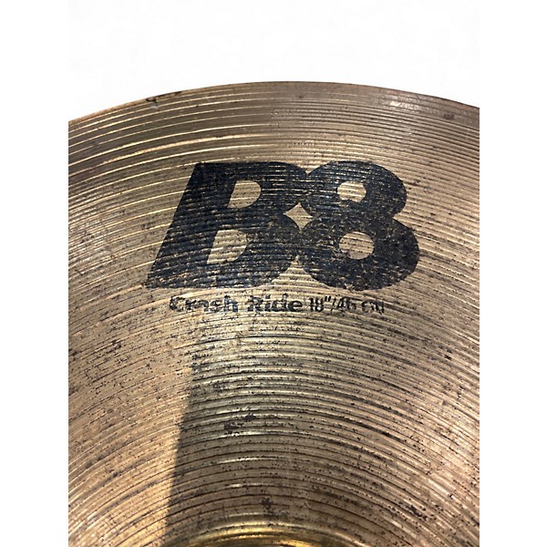 Used SABIAN 18in B8 Crash Ride Cymbal