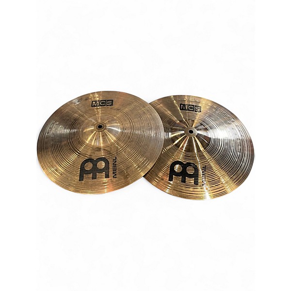 Used MEINL 14in MCS HIHAT PAIR Cymbal
