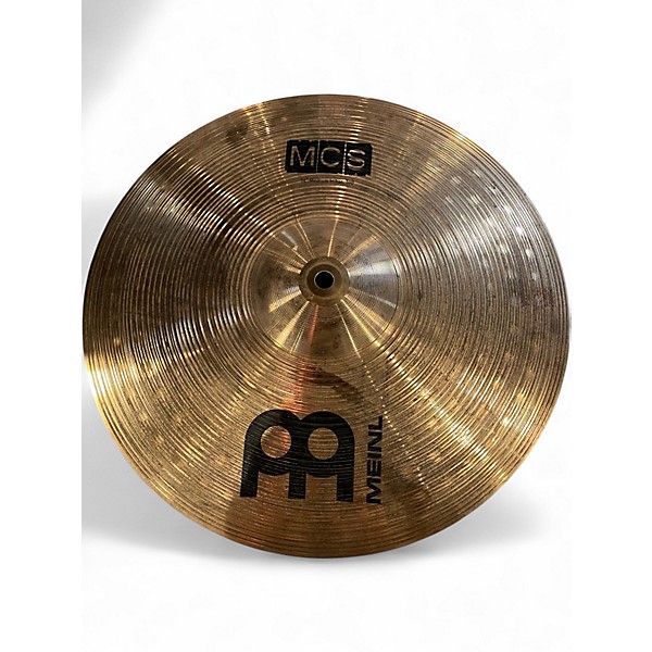 Used MEINL 14in MCS HIHAT PAIR Cymbal