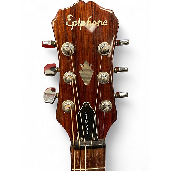 Used Epiphone Resonator Natural Acoustic Guitar