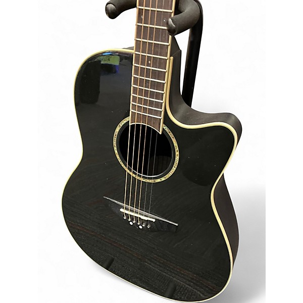 Used Ovation Celebrity GC 057M Black Acoustic Electric Guitar