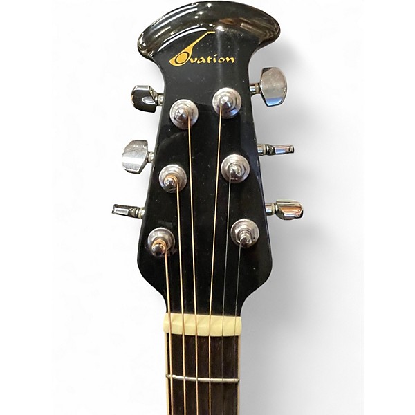 Used Ovation Celebrity GC 057M Black Acoustic Electric Guitar