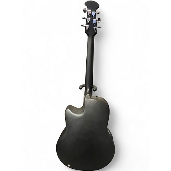 Used Ovation Celebrity GC 057M Black Acoustic Electric Guitar