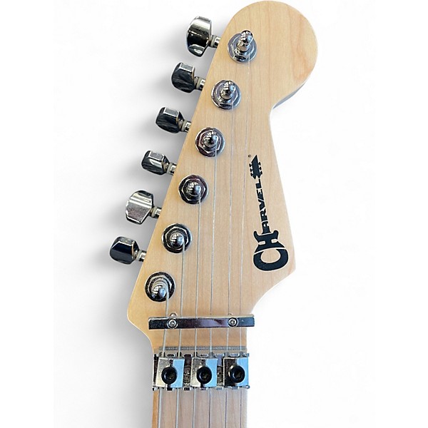Used Charvel San Dimas Style 1 HH White Solid Body Electric Guitar