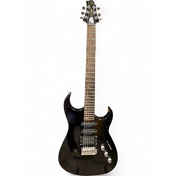 Used Samick Greg Bennett Interceptor Black Solid Body Electric Guitar