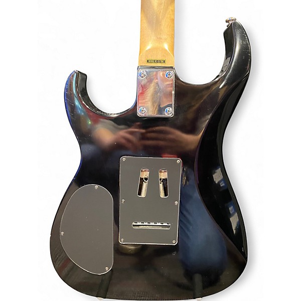 Used Samick Greg Bennett Interceptor Black Solid Body Electric Guitar