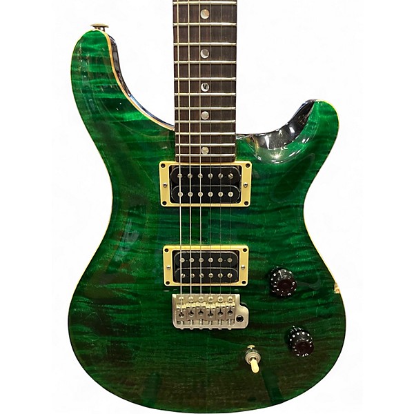 Vintage 1995 PRS Custom 24 Emerald Green Solid Body Electric Guitar