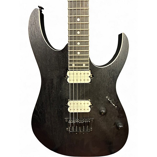 Used Ibanez RGR652AHBF Prestige Black Solid Body Electric Guitar