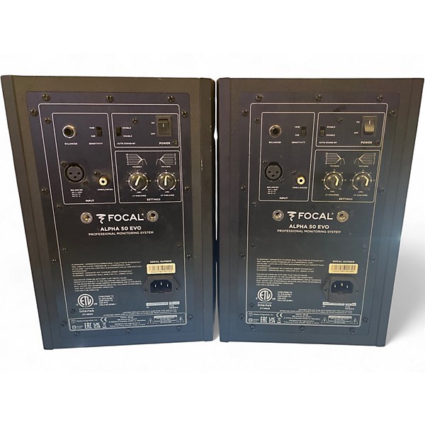 Used Focal Alpha 50 EVO (PAIR) Powered Monitor