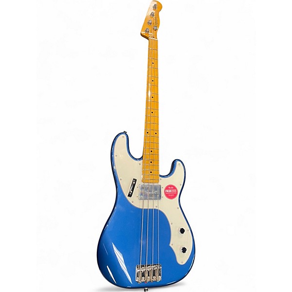Used Squier Tele Bass Blue Electric Bass Guitar Blue | Guitar Center