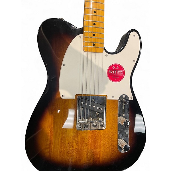 Used Squier Esquire 2 Color Sunburst Solid Body Electric Guitar