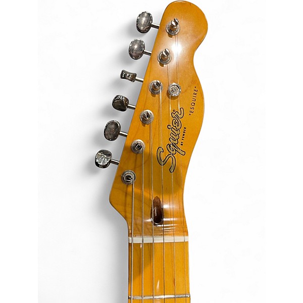 Used Squier Esquire 2 Color Sunburst Solid Body Electric Guitar