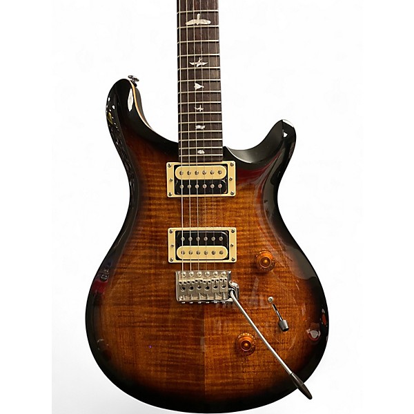 Used PRS SE Custom 24 Trans Brown Solid Body Electric Guitar