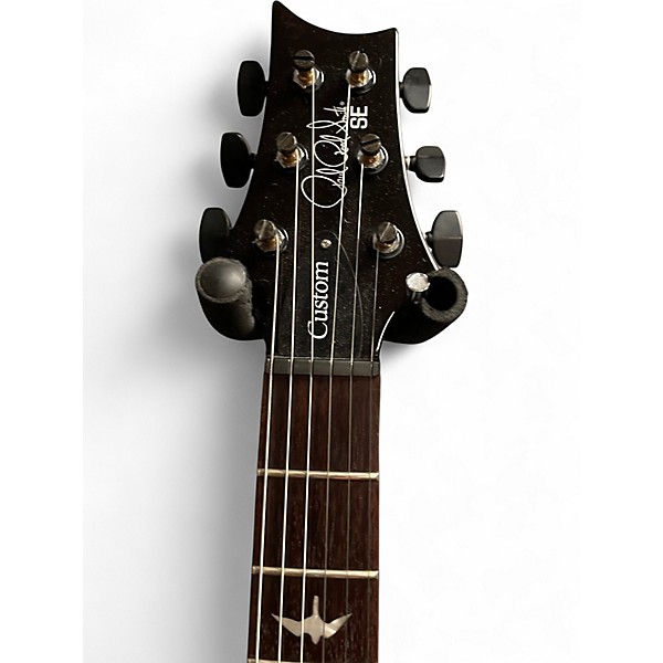Used PRS SE Custom 24 Trans Brown Solid Body Electric Guitar