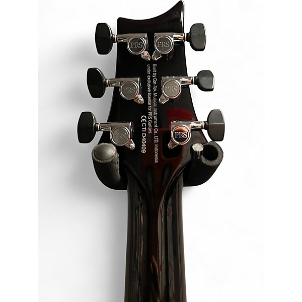Used PRS SE Custom 24 Trans Brown Solid Body Electric Guitar