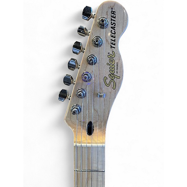 Used Squier telecaster fmt mocha Natural Solid Body Electric Guitar
