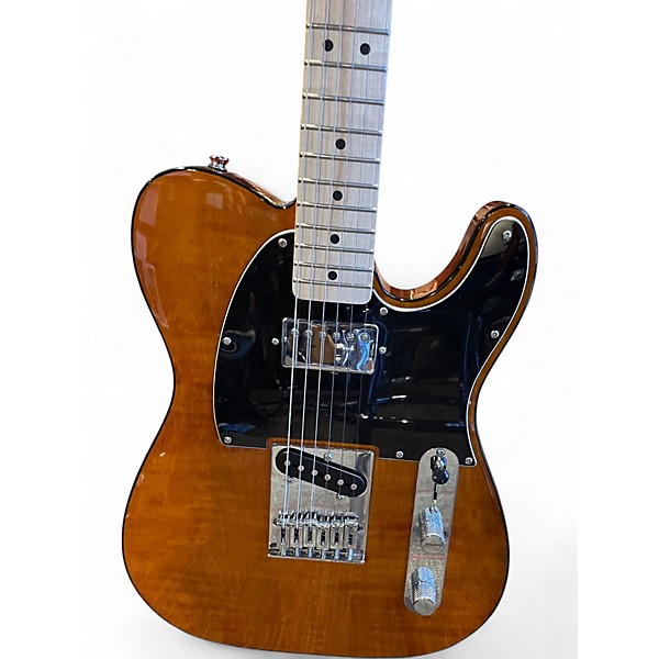 Used Squier telecaster fmt mocha Natural Solid Body Electric Guitar