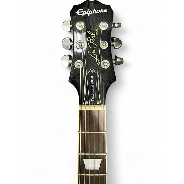 Used Epiphone Les Paul Traditional PRO II Trans Green Solid Body Electric Guitar