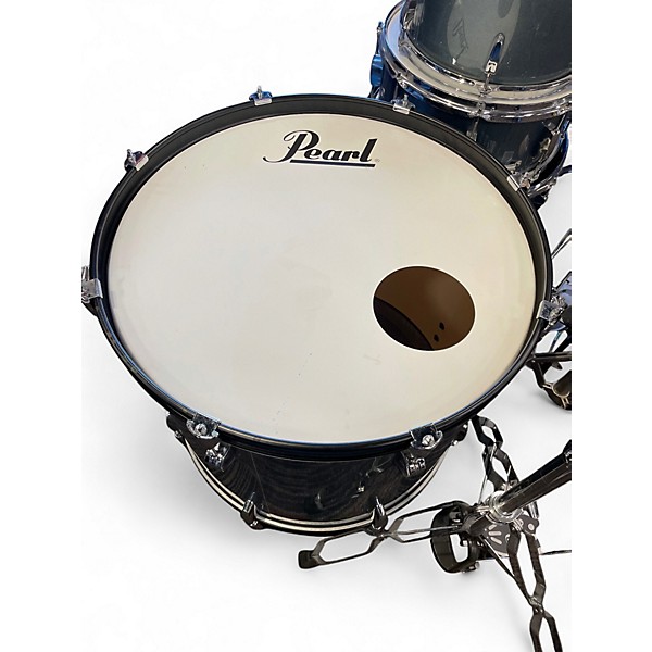 Used Pearl 5 Piece 5-PIECE ROADSHOW Gunmetal Gray Drum Kit