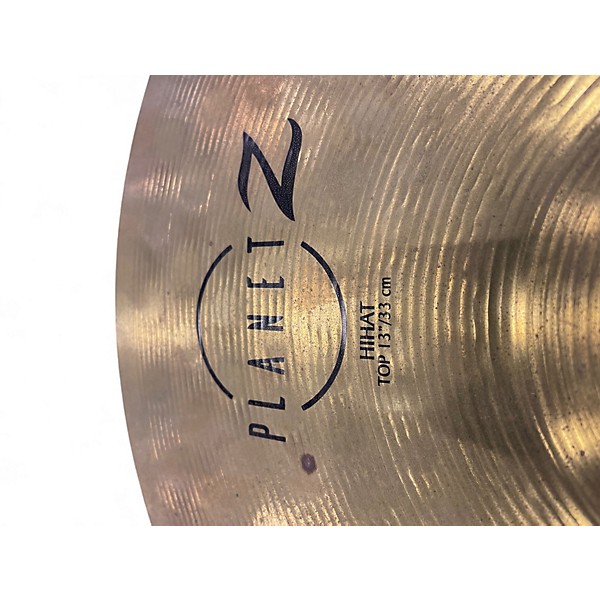 Used Zildjian 13in Planet Z Hi Hat Pair Cymbal
