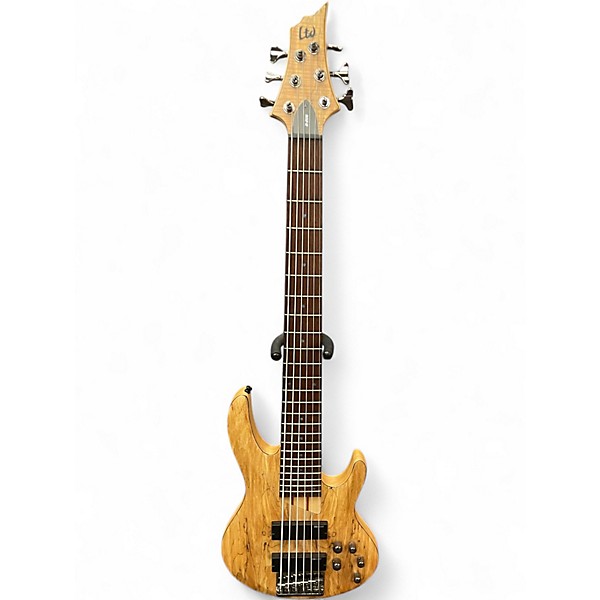 Used ESP LTD B206SM 6 String Natural Electric Bass Guitar