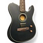 Used Fender Acoustasonic Player Telecaster Black Acoustic Electric Guitar