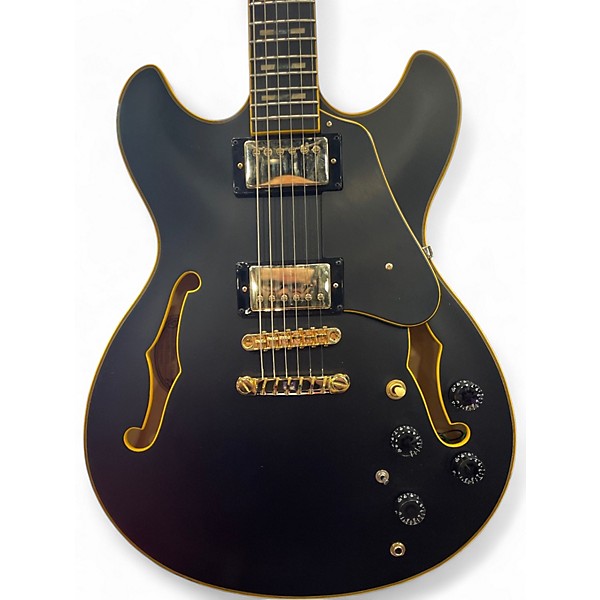 Used Ibanez jsm20 Black Hollow Body Electric Guitar