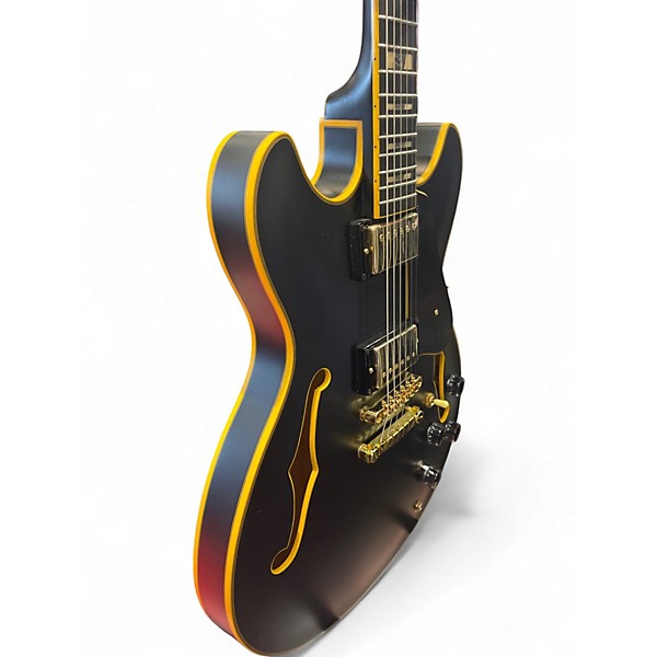 Used Ibanez jsm20 Black Hollow Body Electric Guitar