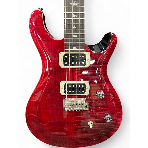 Used PRS CE24 Crimson Red Burst Solid Body Electric Guitar