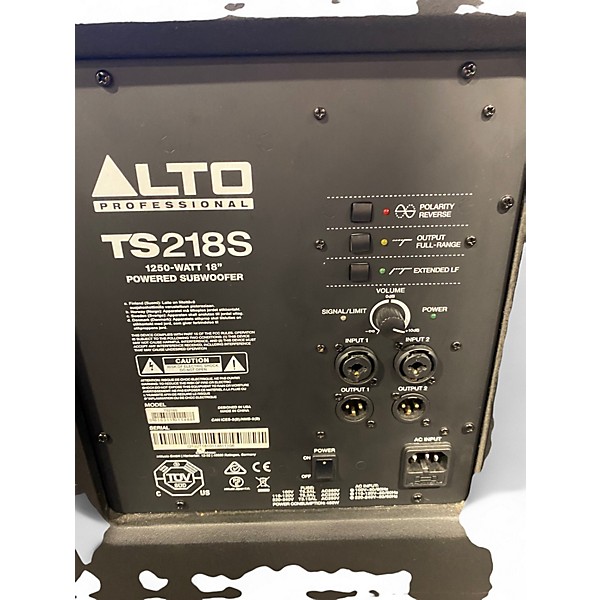 Used Alto TS218S Powered Speaker