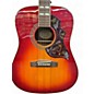 Used Epiphone Hummingbird 2 Tone Sunburst Acoustic Guitar