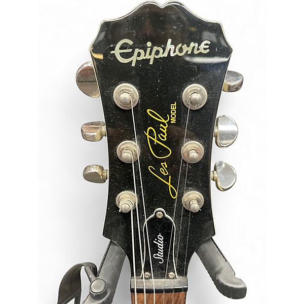 Used Epiphone Les Paul Studio Alpine White Solid Body Electric Guitar