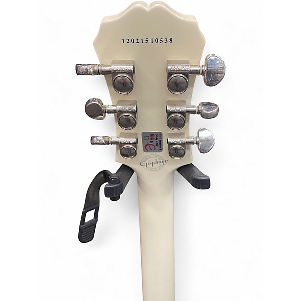 Used Epiphone Les Paul Studio Alpine White Solid Body Electric Guitar