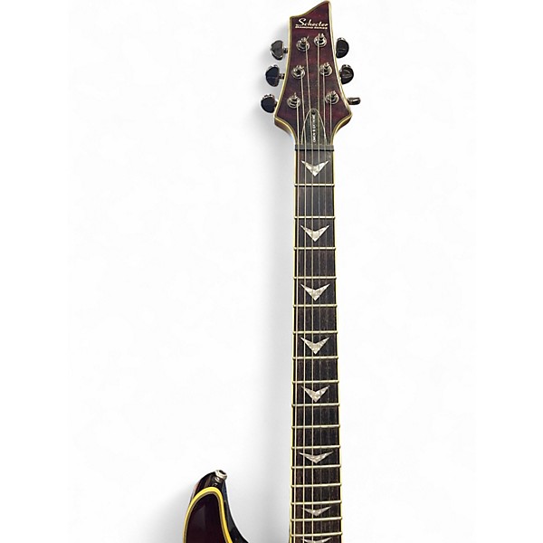 Used Schecter Guitar Research Omen Extreme 6 Black Cherry Solid Body Electric Guitar