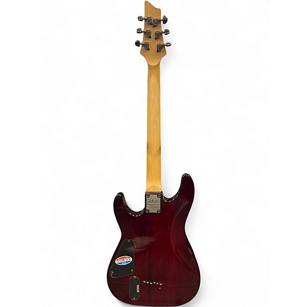 Used Schecter Guitar Research Omen Extreme 6 Black Cherry Solid Body Electric Guitar