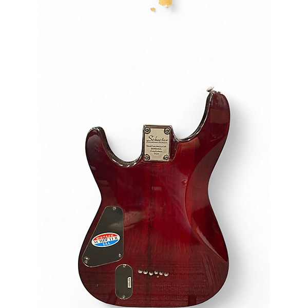 Used Schecter Guitar Research Omen Extreme 6 Black Cherry Solid Body Electric Guitar