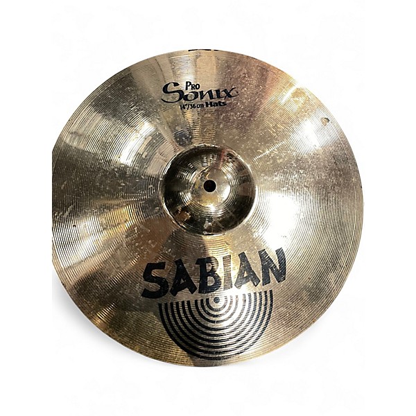 Used SABIAN 14in Pro Sonix Hi Hat Pair Cymbal