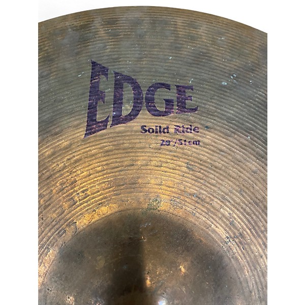 Used Zildjian 20in Edge Solid Ride Cymbal